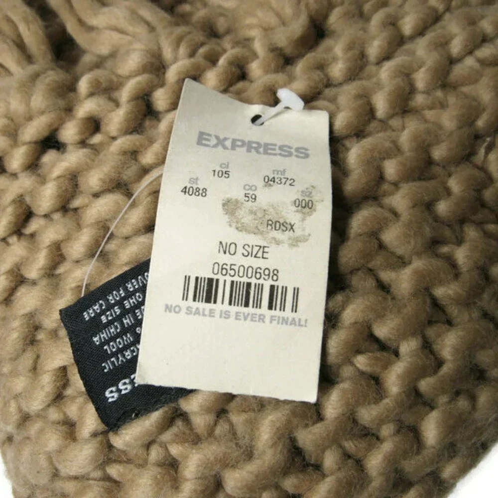 Unisex Express Scarf Long Tassel Acrylic Wool